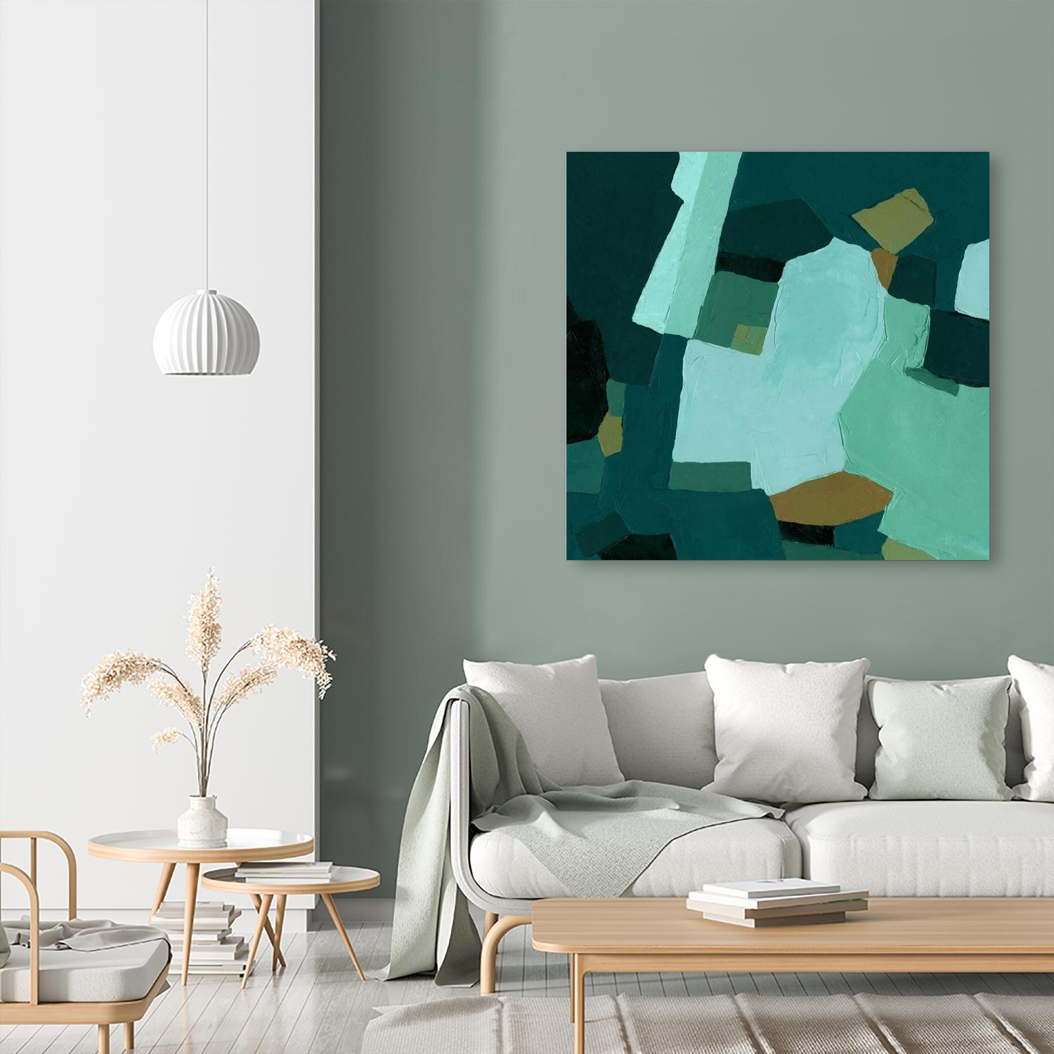 Palette Abstract II by Emma Caroline on GIANT ART - green abstract abstract