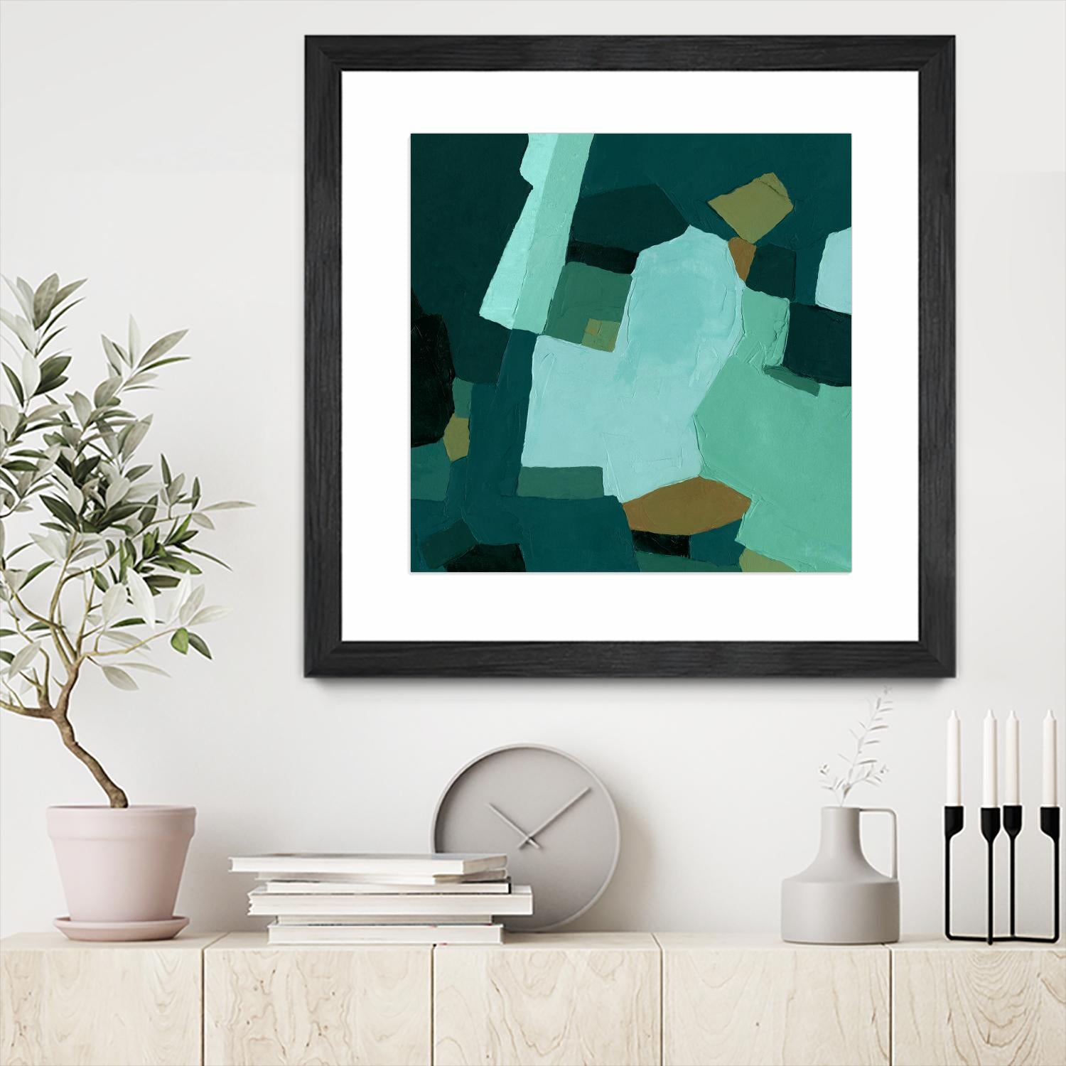 Palette Abstract II by Emma Caroline on GIANT ART - green abstract abstract