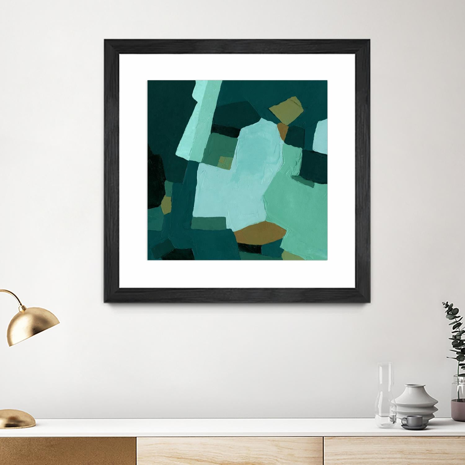 Palette Abstract II by Emma Caroline on GIANT ART - green abstract abstract