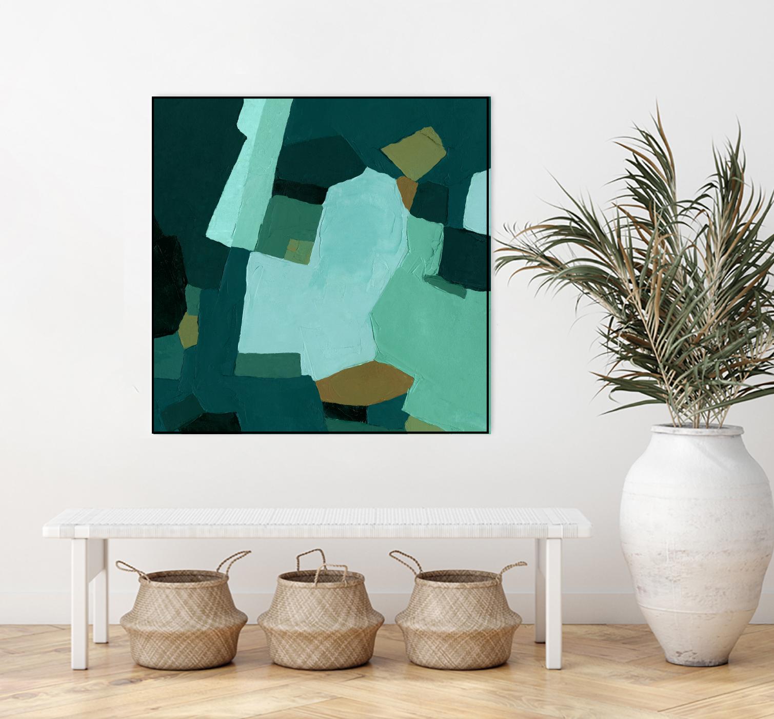 Palette Abstract II by Emma Caroline on GIANT ART - green abstract abstract