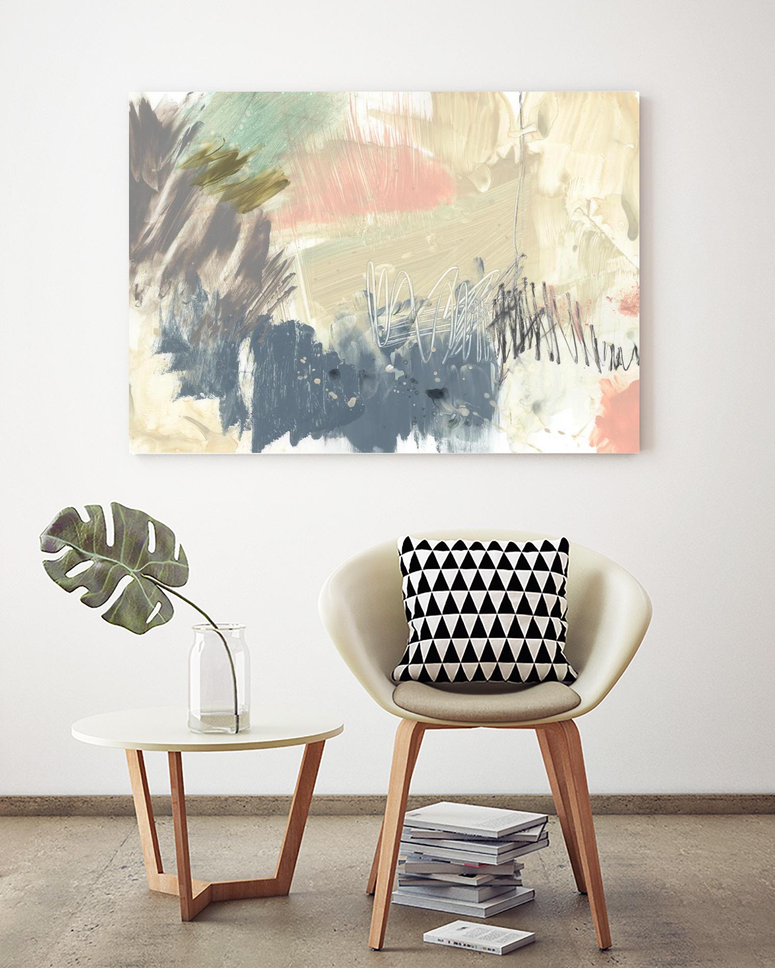 Pastel Immersion I by Jennifer Goldberger on GIANT ART - beige abstract abstract