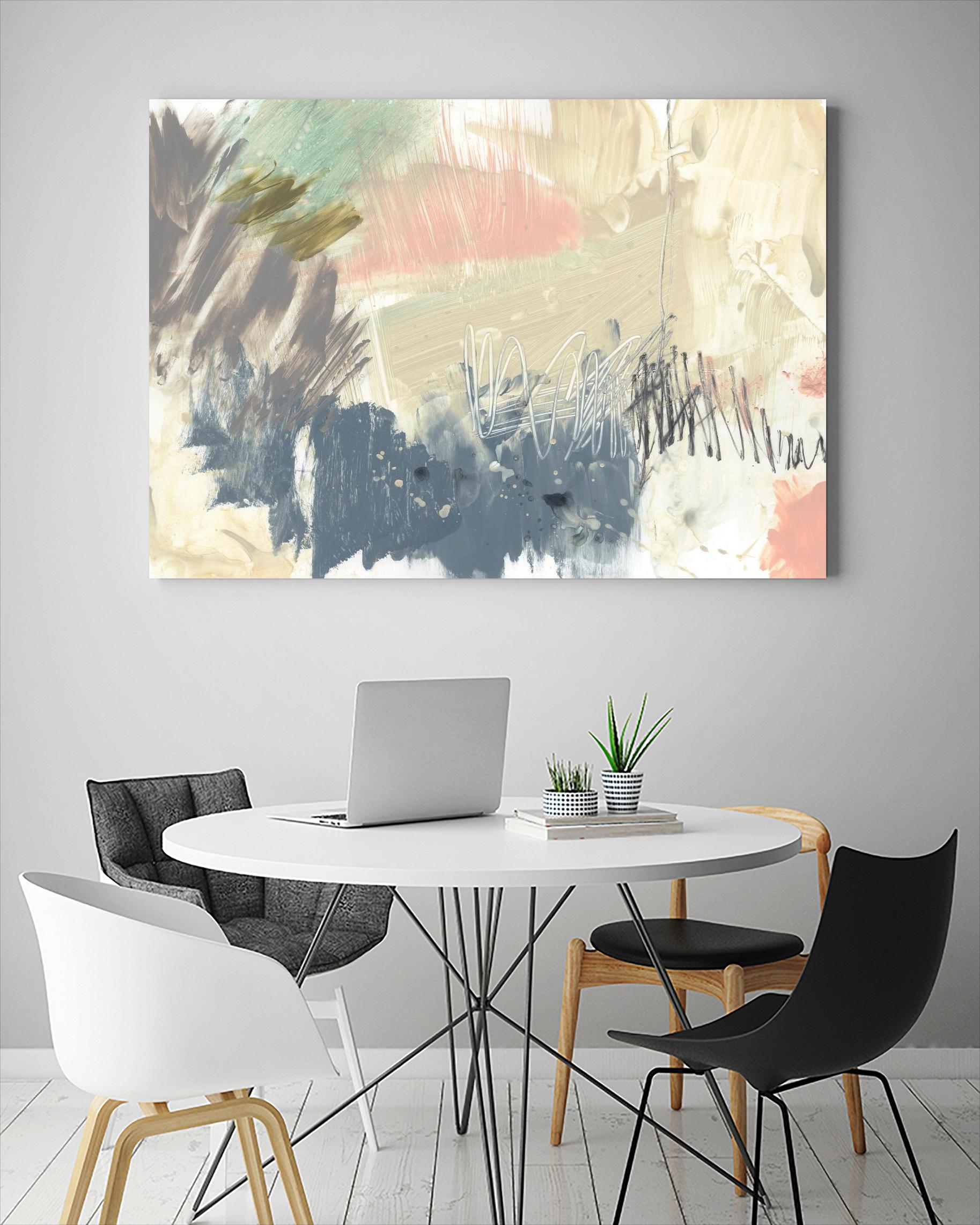Pastel Immersion I by Jennifer Goldberger on GIANT ART - beige abstract abstract