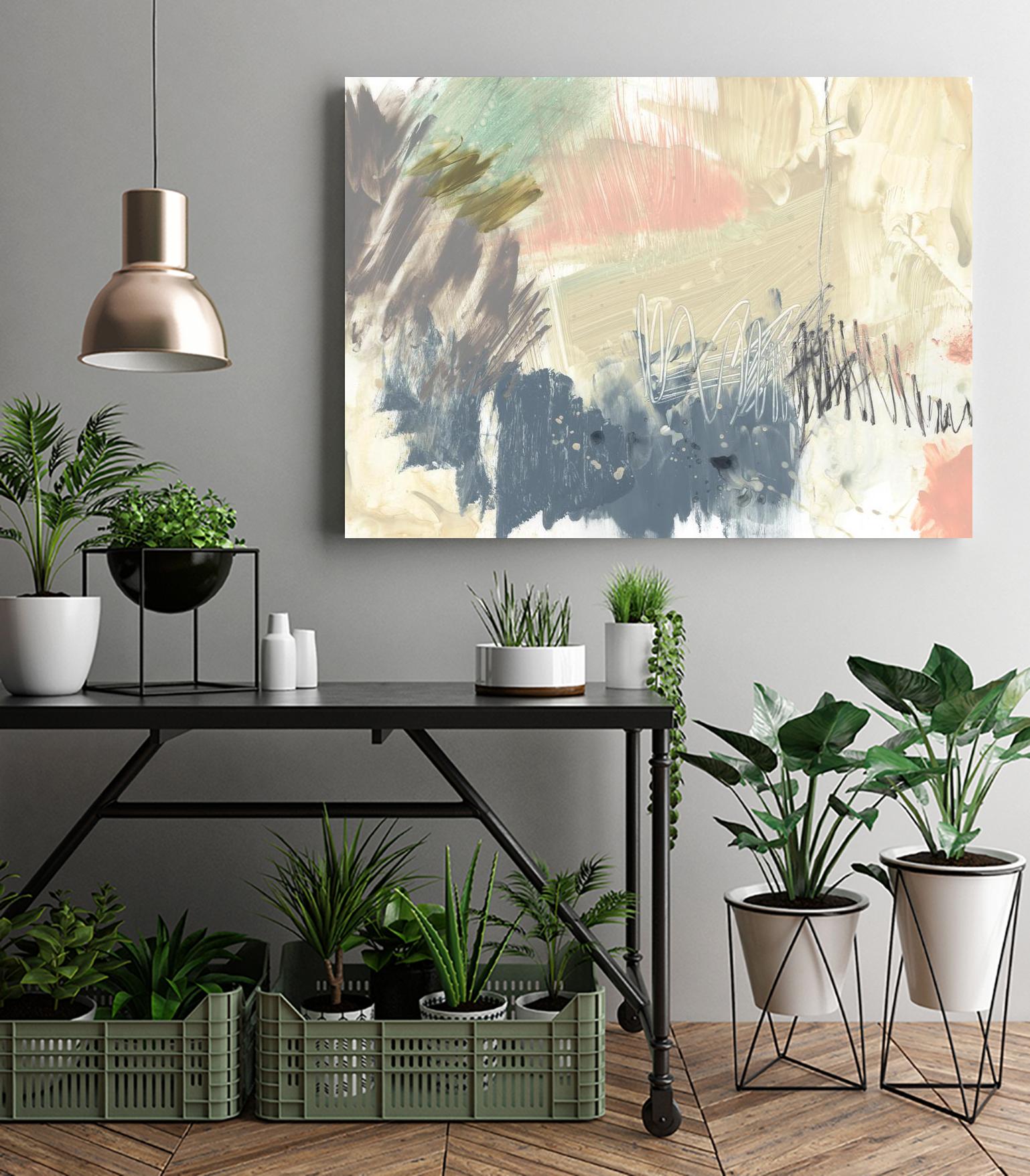 Pastel Immersion I by Jennifer Goldberger on GIANT ART - beige abstract abstract