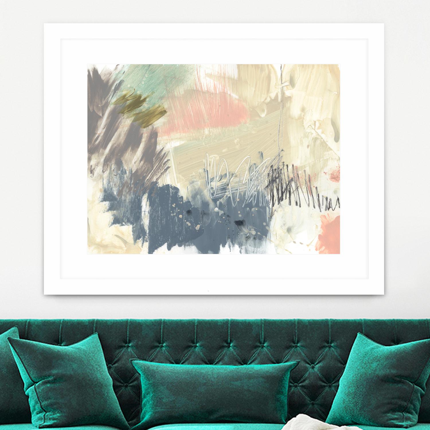 Pastel Immersion I by Jennifer Goldberger on GIANT ART - beige abstract abstract