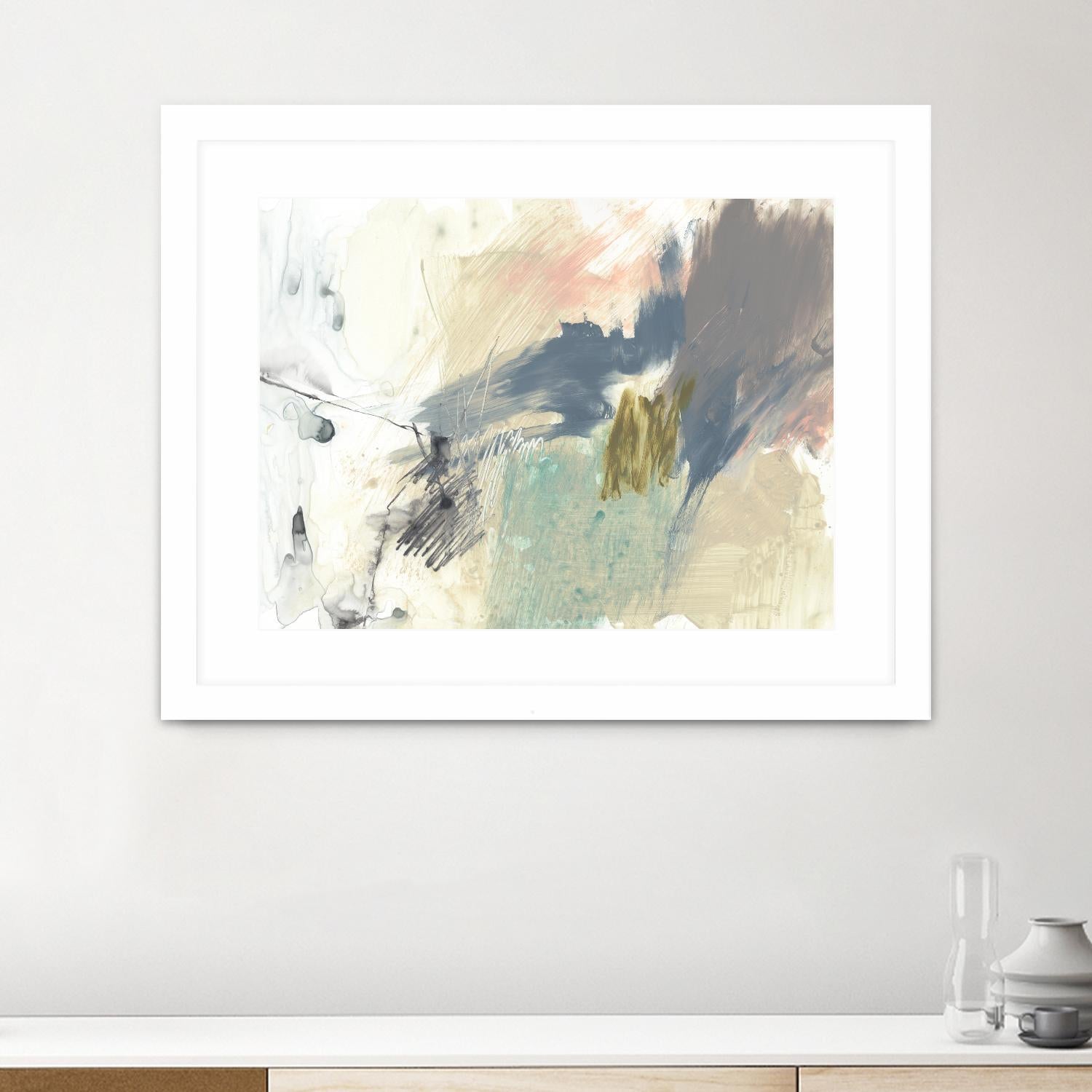 Pastel Immersion II by Jennifer Goldberger on GIANT ART - pink abstract abstract