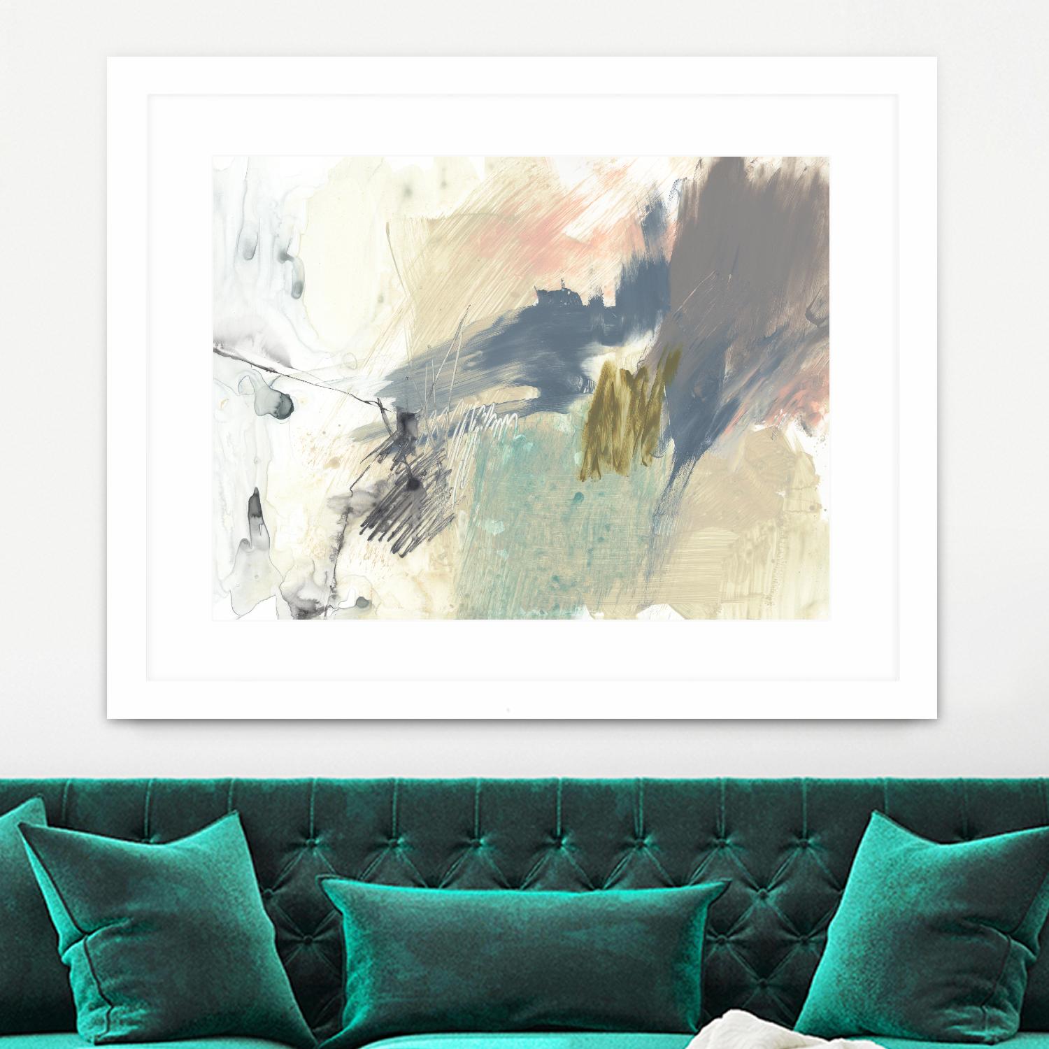 Pastel Immersion II by Jennifer Goldberger on GIANT ART - pink abstract abstract