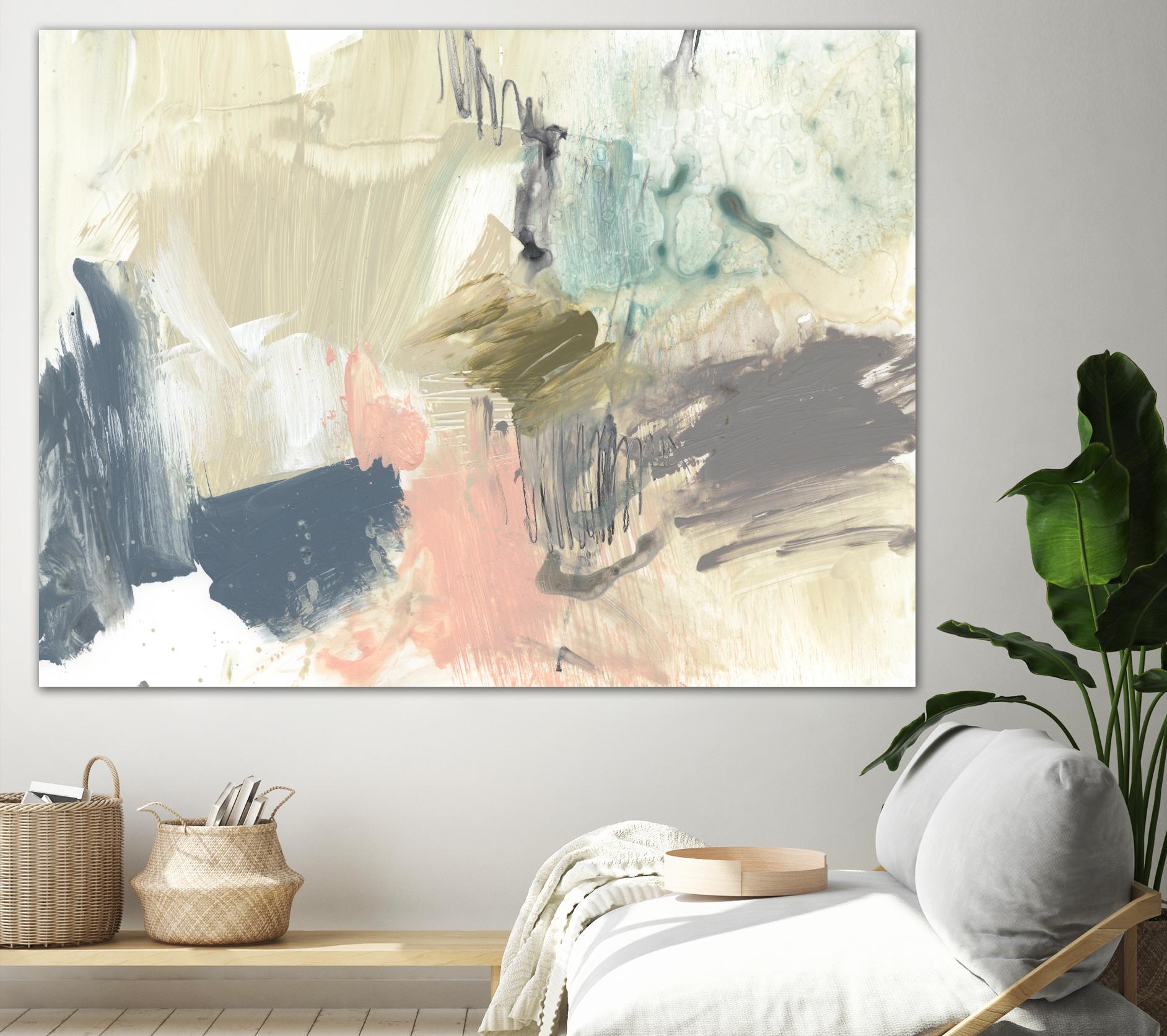 Pastel Immersion IV by Jennifer Goldberger on GIANT ART - pink abstract abstract