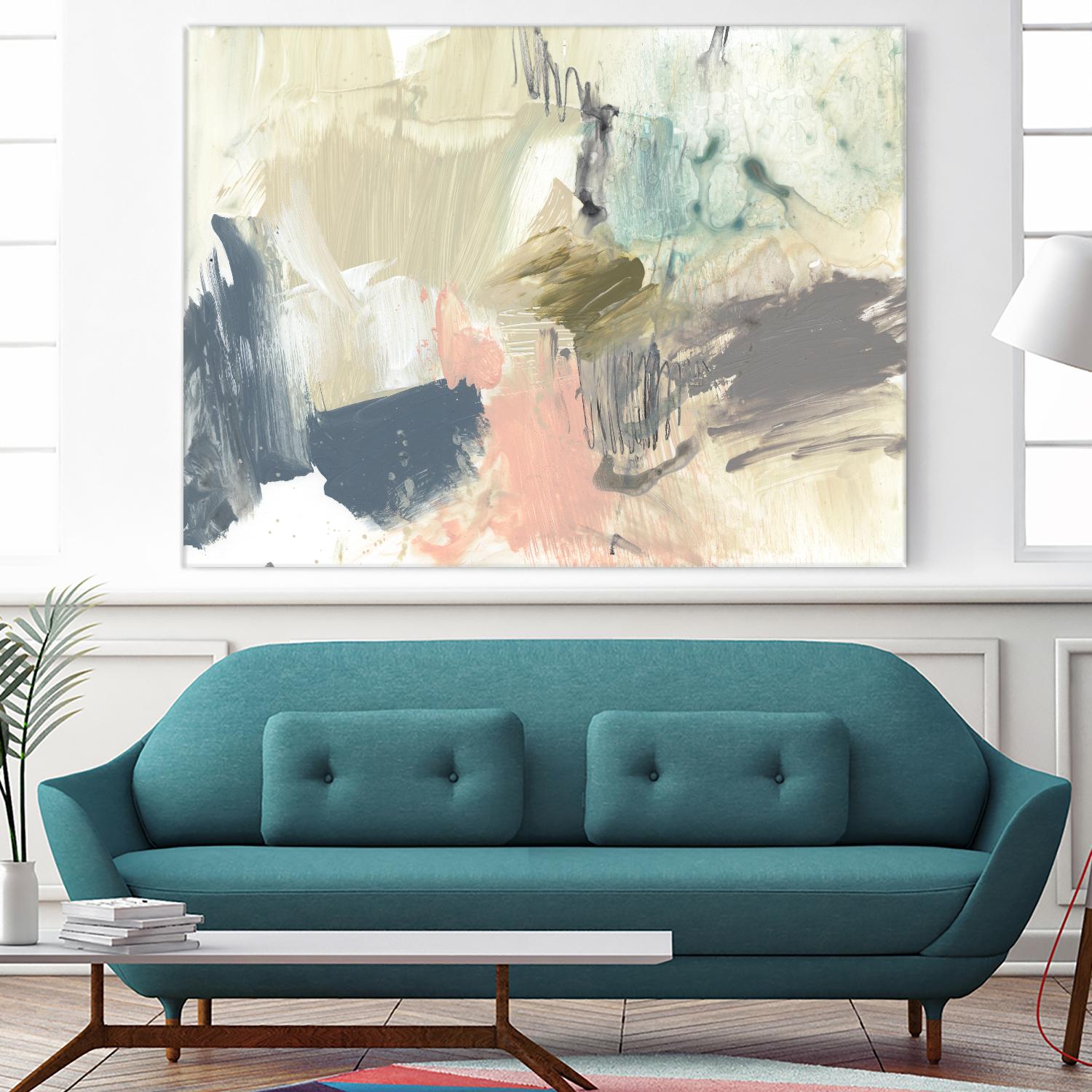 Pastel Immersion IV by Jennifer Goldberger on GIANT ART - pink abstract abstract