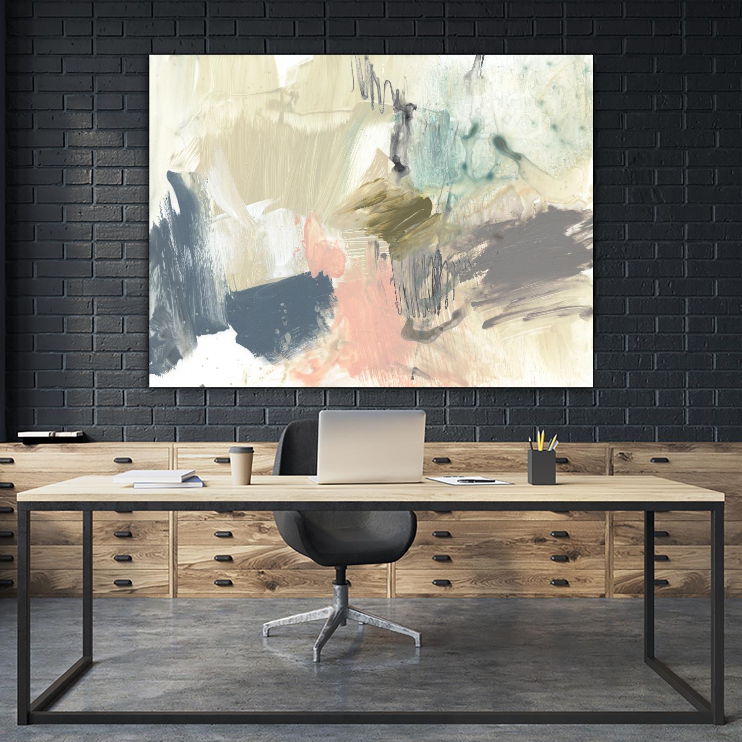 Pastel Immersion IV by Jennifer Goldberger on GIANT ART - pink abstract abstract