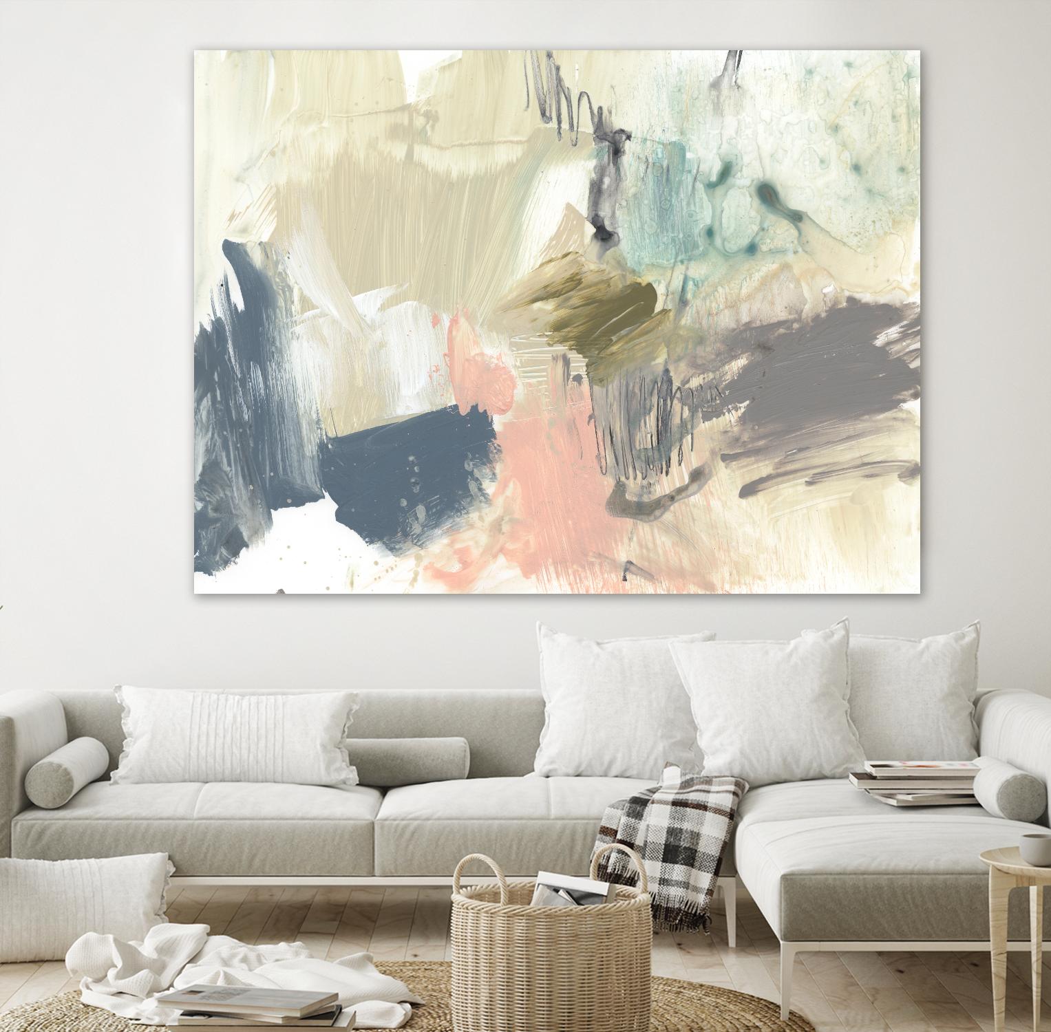 Pastel Immersion IV by Jennifer Goldberger on GIANT ART - pink abstract abstract