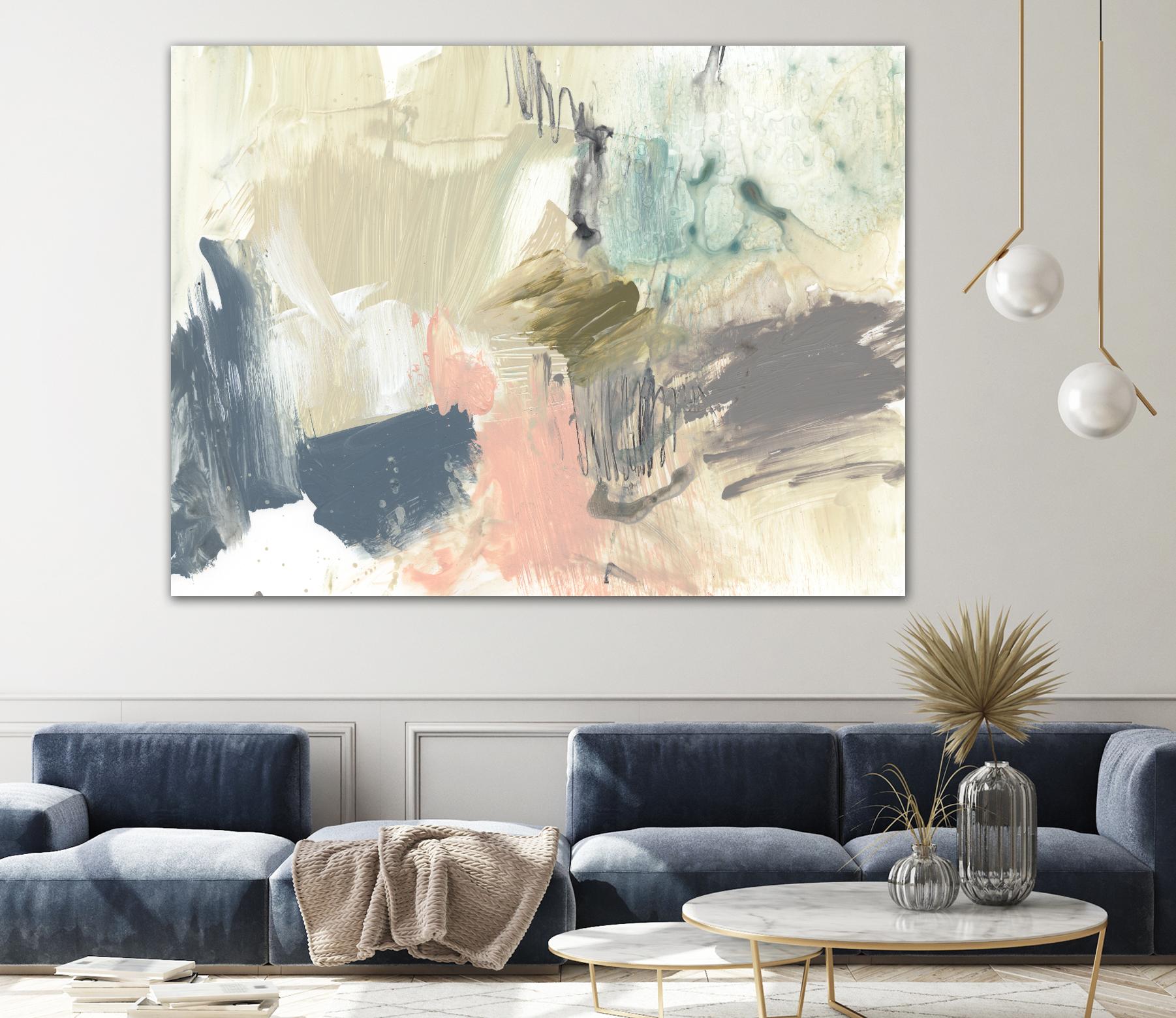 Pastel Immersion IV by Jennifer Goldberger on GIANT ART - pink abstract abstract