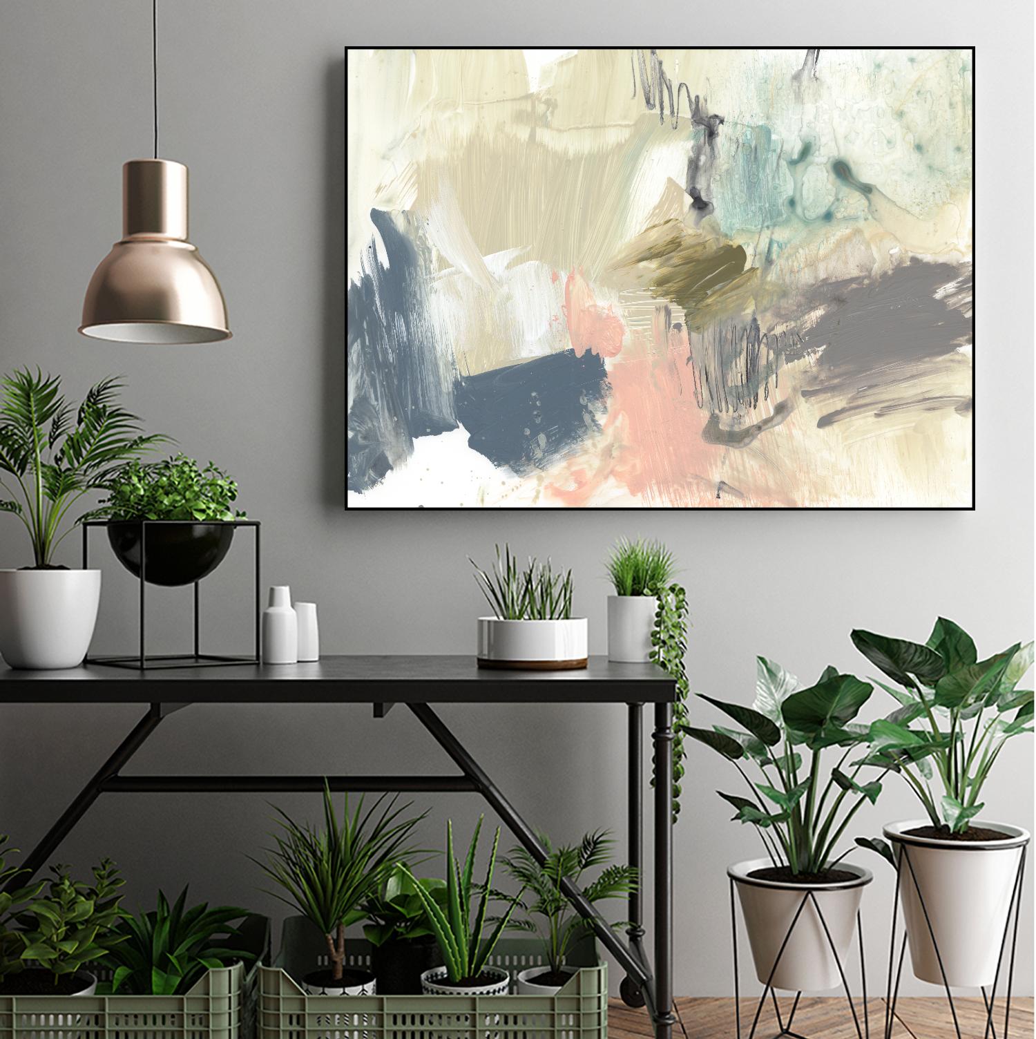 Pastel Immersion IV by Jennifer Goldberger on GIANT ART - pink abstract abstract