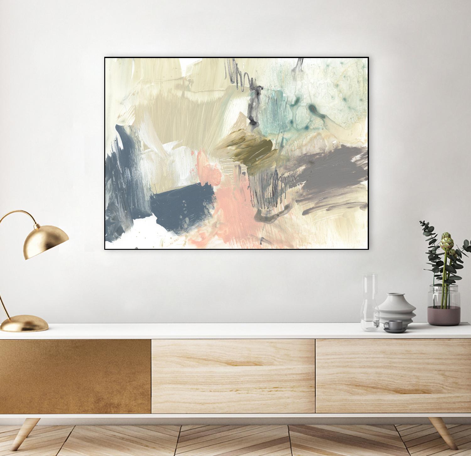 Pastel Immersion IV by Jennifer Goldberger on GIANT ART - pink abstract abstract