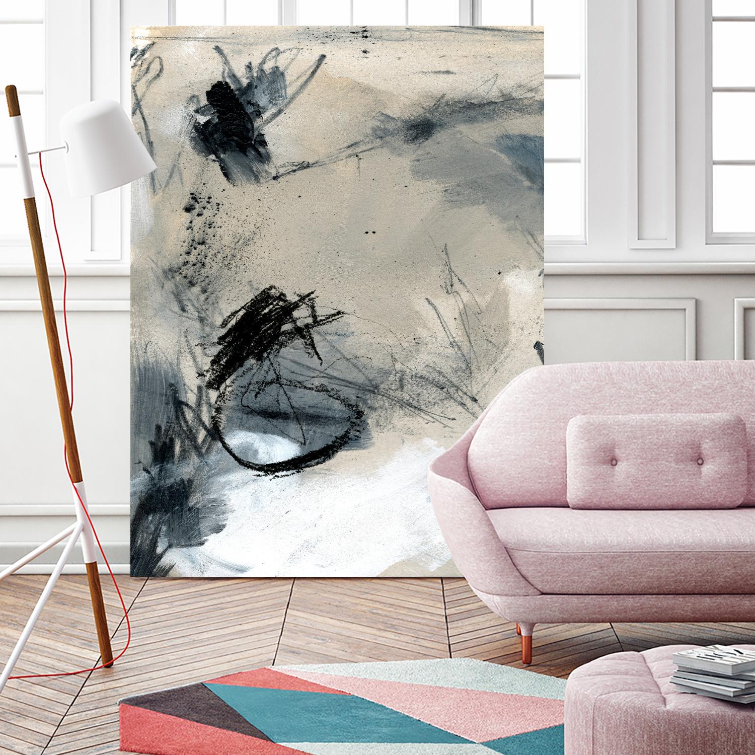 Scribble Abstract II by Jennifer Parker on GIANT ART - white abstract abstract