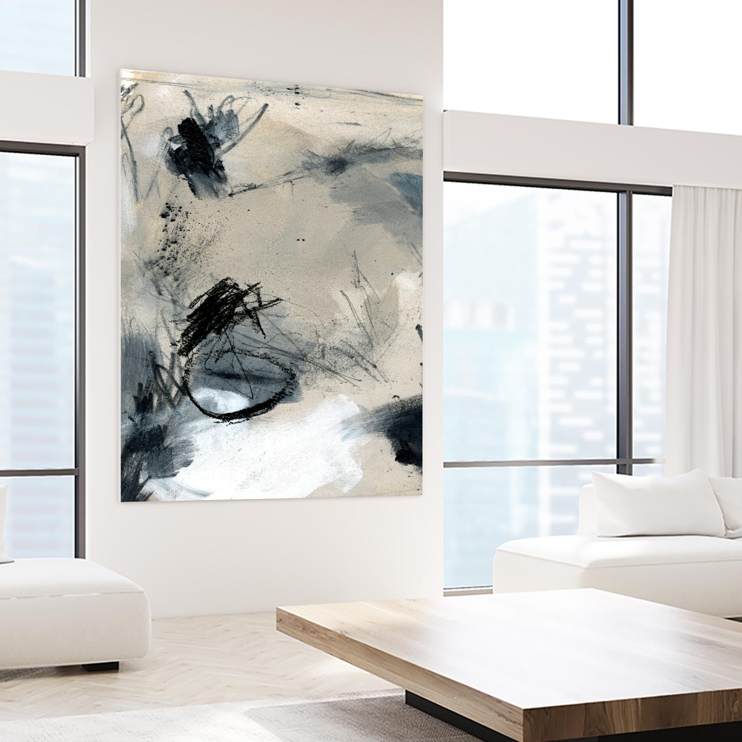 Scribble Abstract II by Jennifer Parker on GIANT ART - white abstract abstract