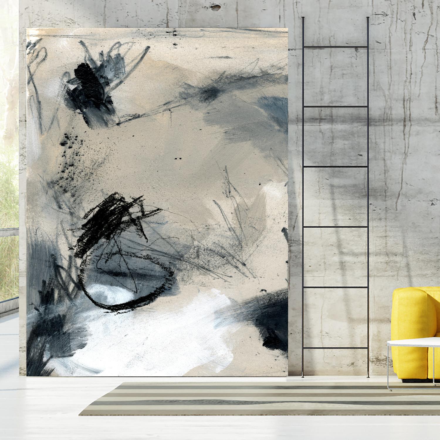 Scribble Abstract II by Jennifer Parker on GIANT ART - white abstract abstract