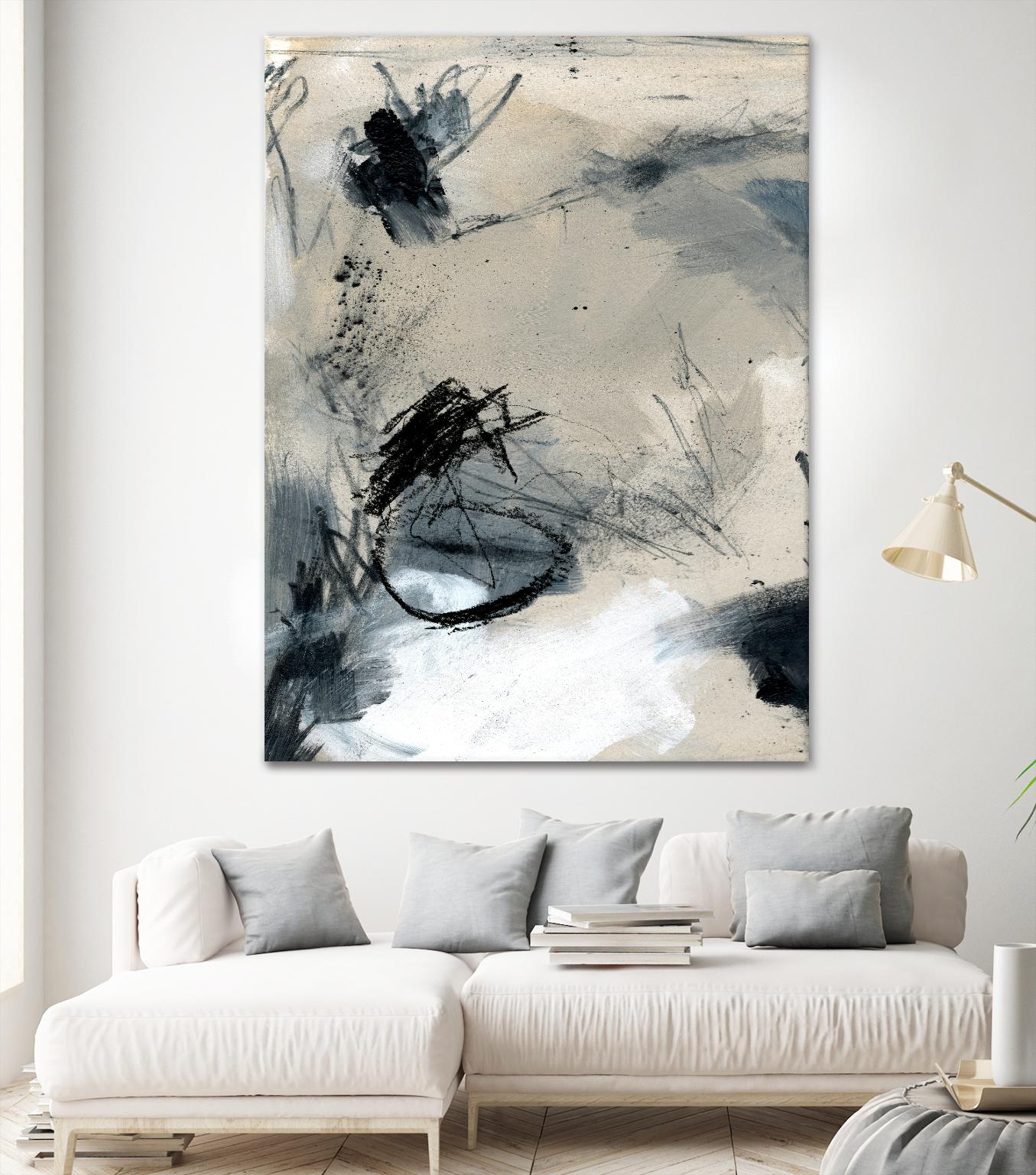 Scribble Abstract II by Jennifer Parker on GIANT ART - white abstract abstract