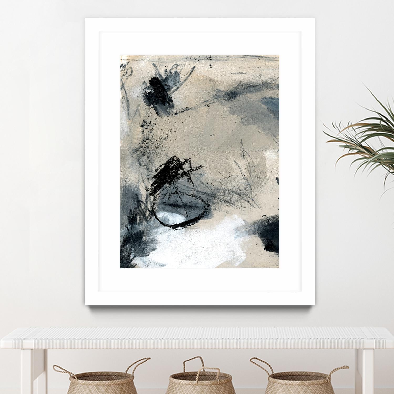 Scribble Abstract II by Jennifer Parker on GIANT ART - white abstract abstract