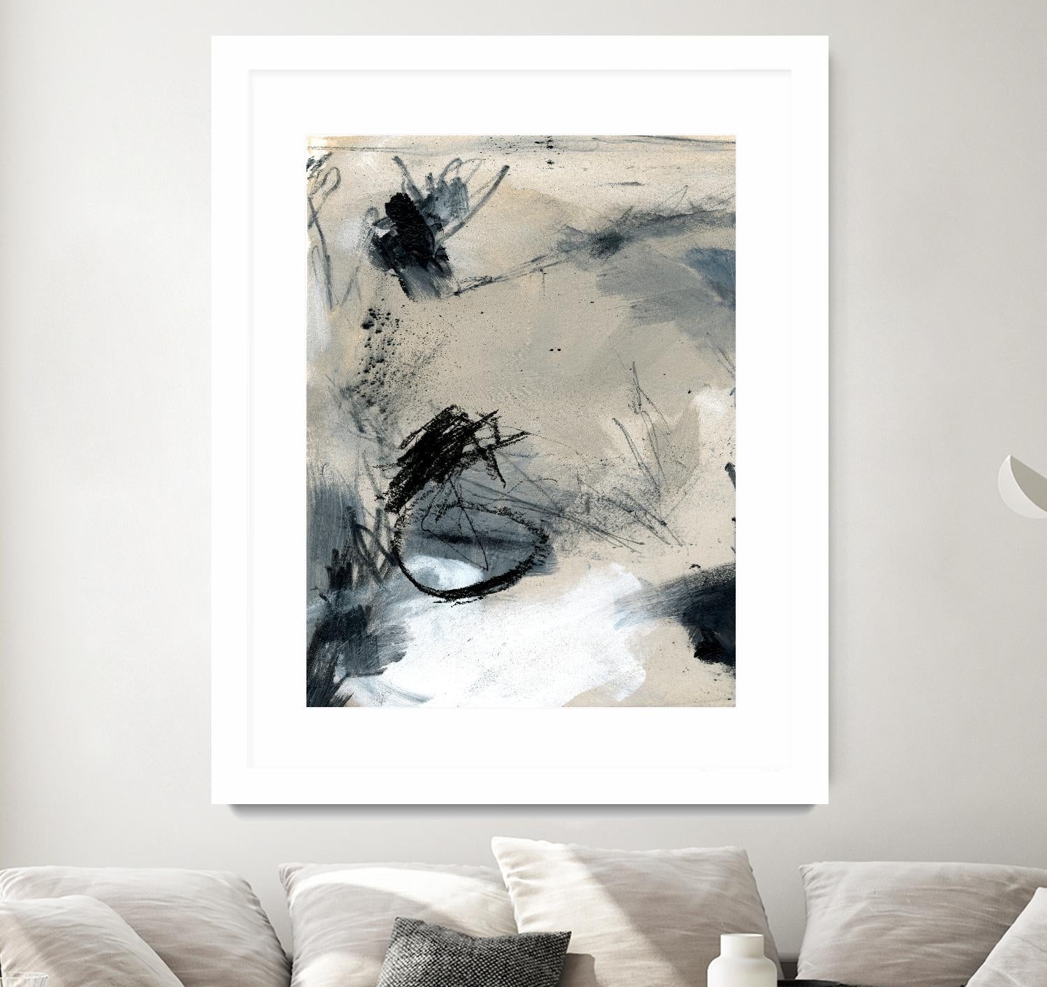 Scribble Abstract II by Jennifer Parker on GIANT ART - white abstract abstract