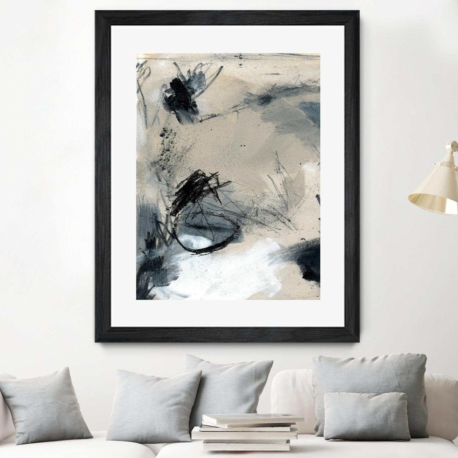 Scribble Abstract II by Jennifer Parker on GIANT ART - white abstract abstract