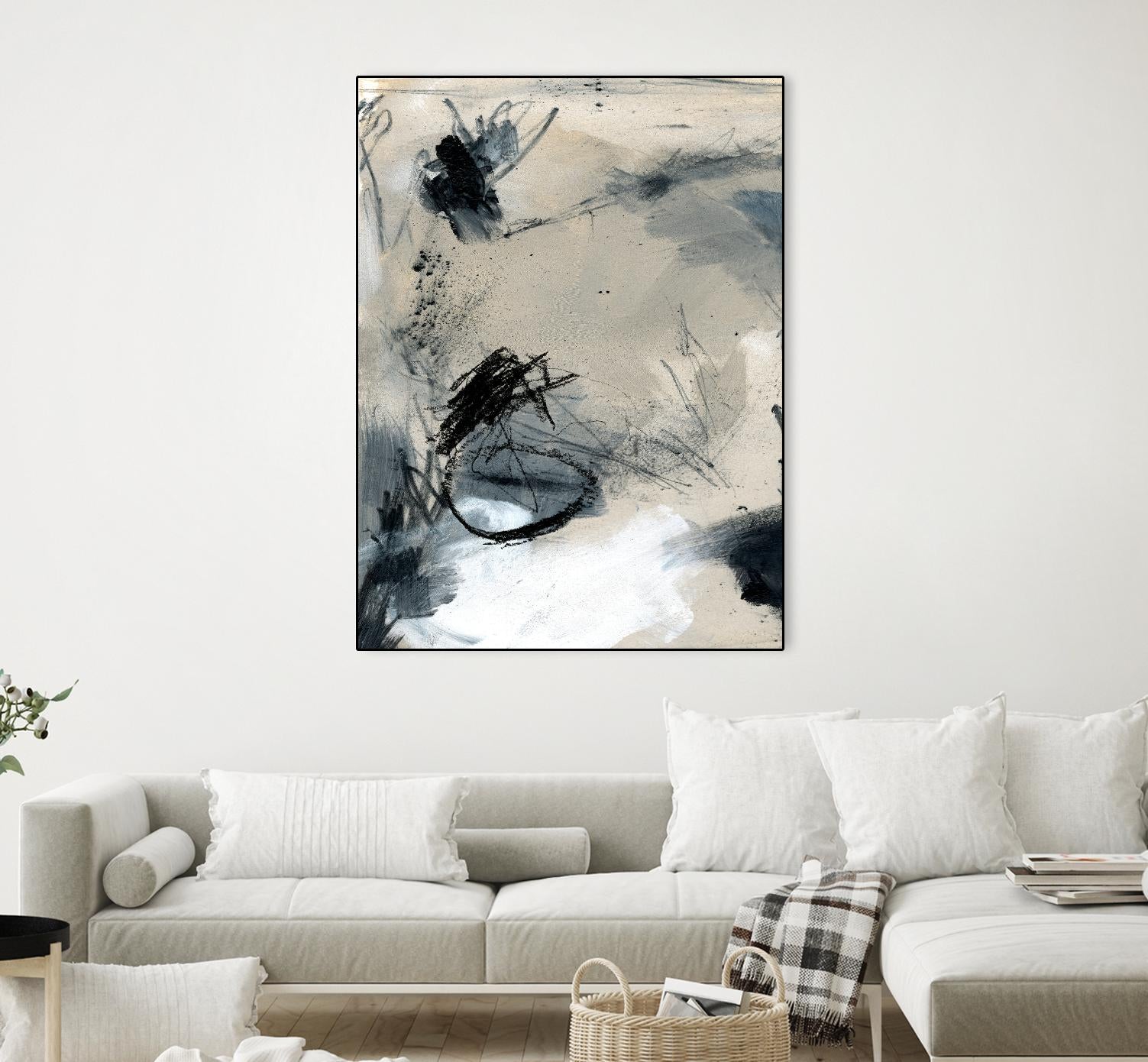 Scribble Abstract II by Jennifer Parker on GIANT ART - white abstract abstract