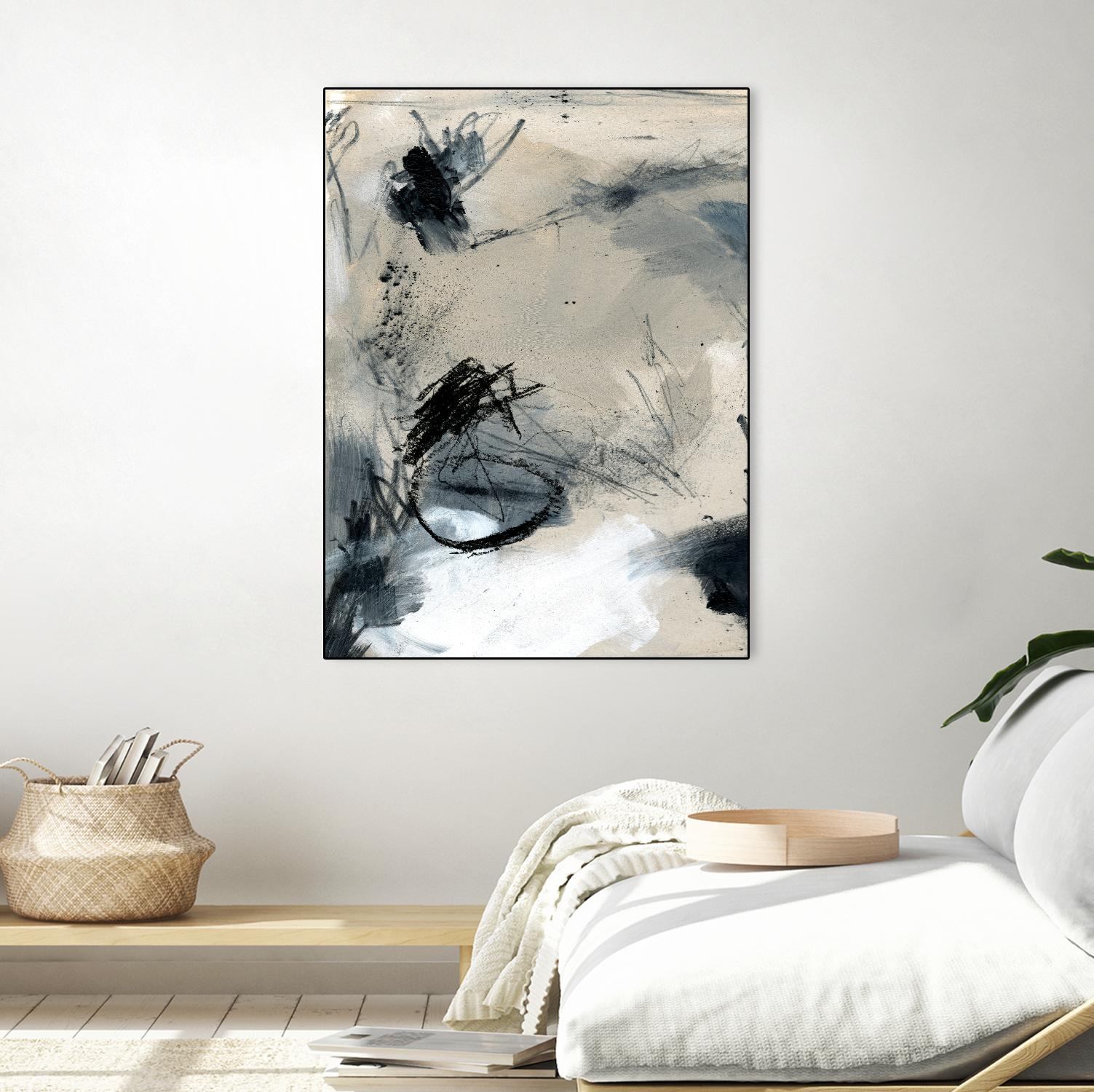 Scribble Abstract II by Jennifer Parker on GIANT ART - white abstract abstract