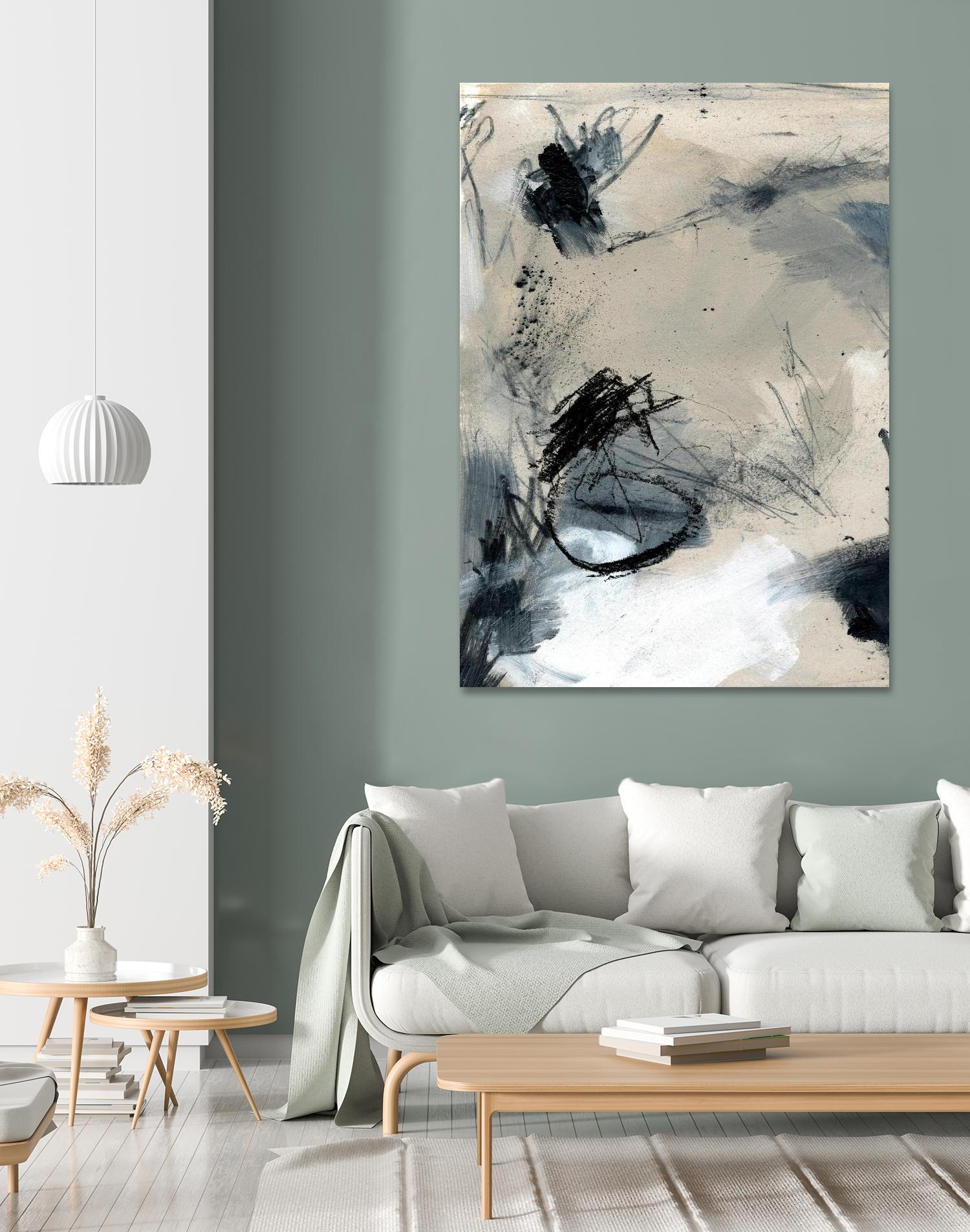 Scribble Abstract II by Jennifer Parker on GIANT ART - white abstract abstract