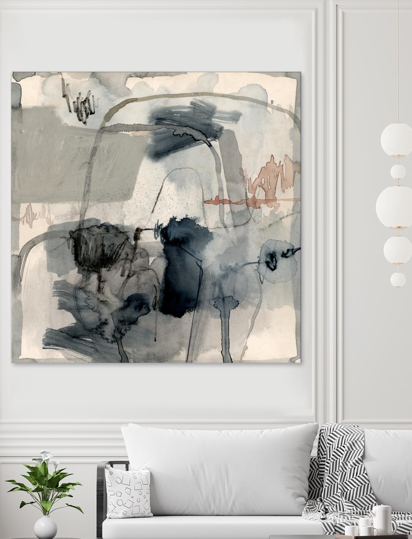 Torrential I by Victoria Barnes on GIANT ART - beige abstract abstract