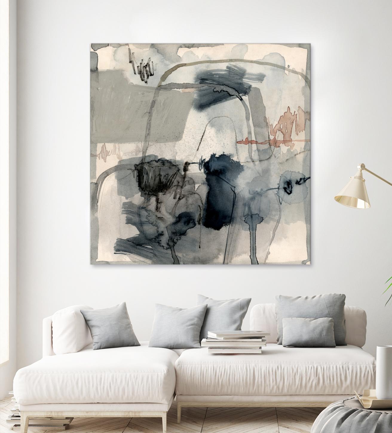 Torrential I by Victoria Barnes on GIANT ART - beige abstract abstract