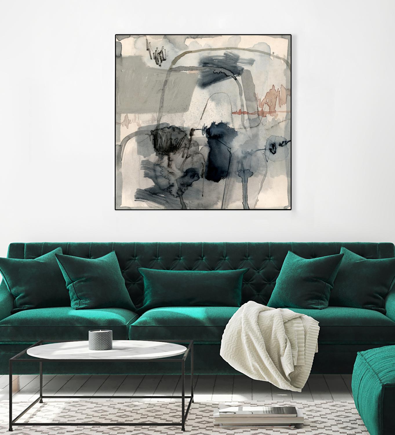 Torrential I by Victoria Barnes on GIANT ART - beige abstract abstract