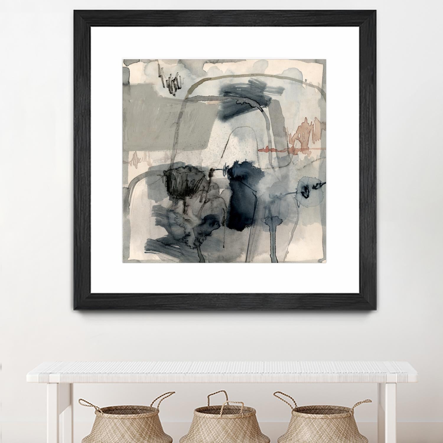 Torrential I by Victoria Barnes on GIANT ART - beige abstract abstract