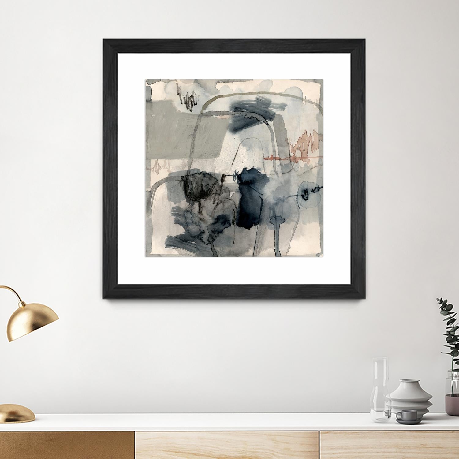 Torrential I by Victoria Barnes on GIANT ART - beige abstract abstract