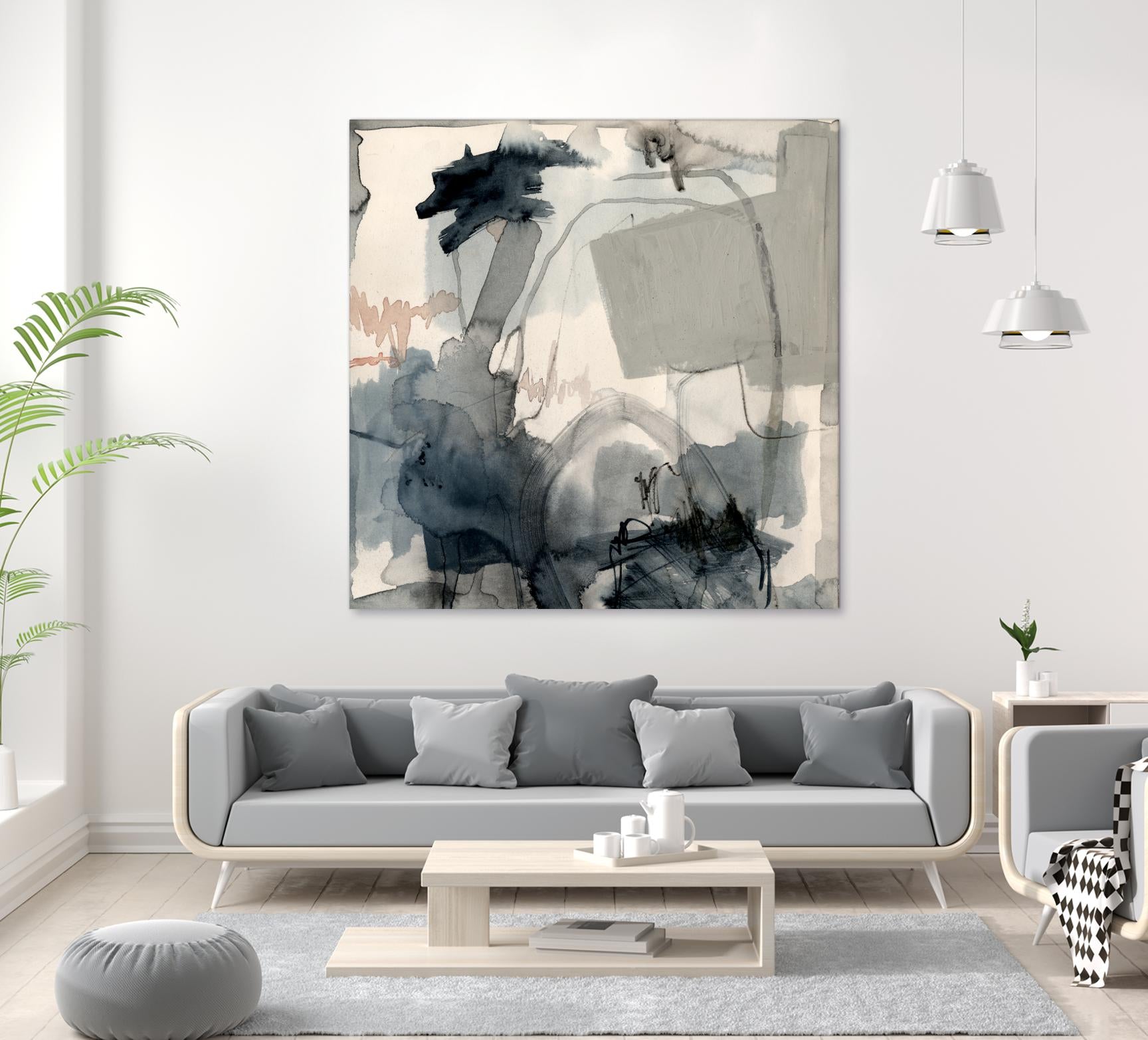 Torrential II by Victoria Barnes on GIANT ART - beige abstract abstract