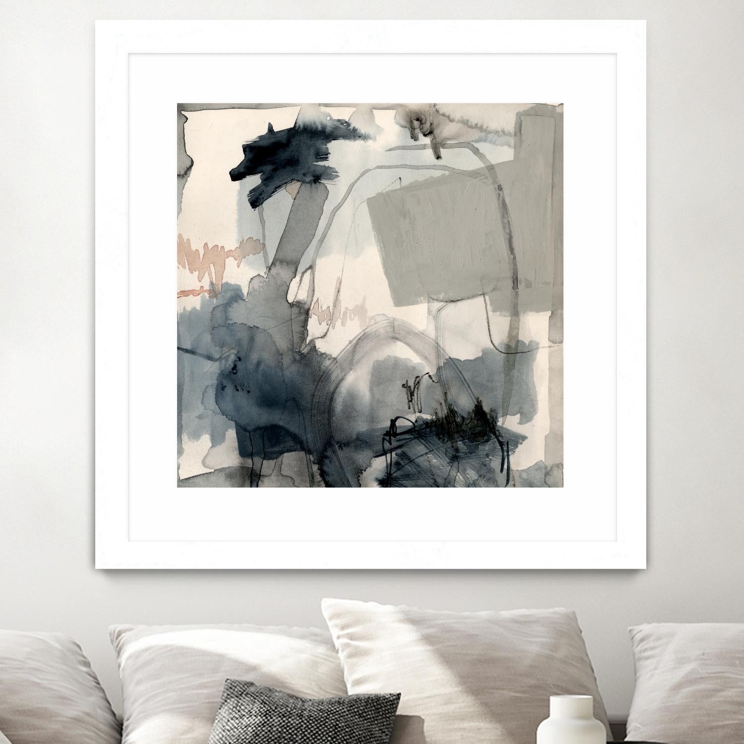 Torrential II by Victoria Barnes on GIANT ART - beige abstract abstract