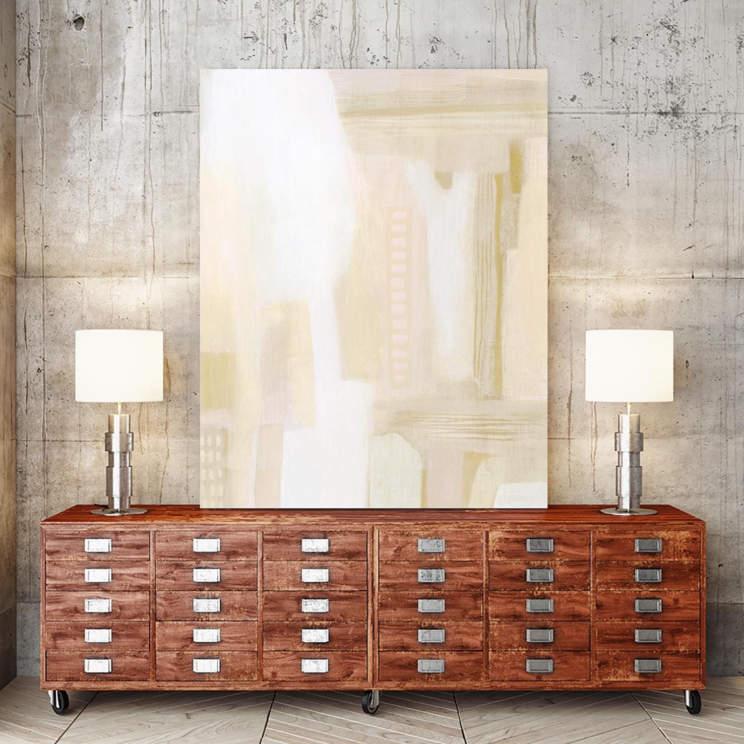 Urban Peach I by Grace Popp on GIANT ART - white abstract abstract