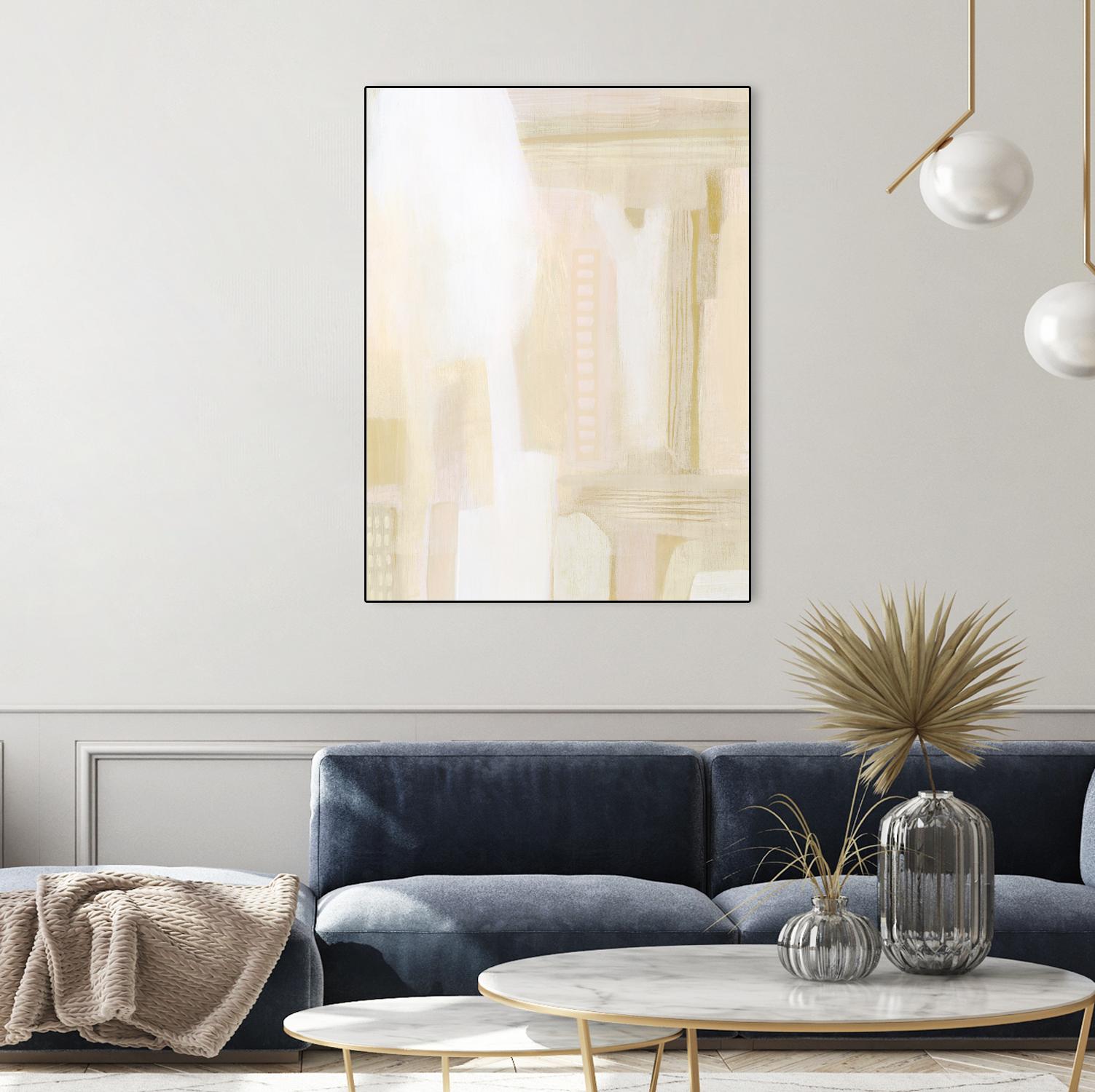 Urban Peach I by Grace Popp on GIANT ART - white abstract abstract