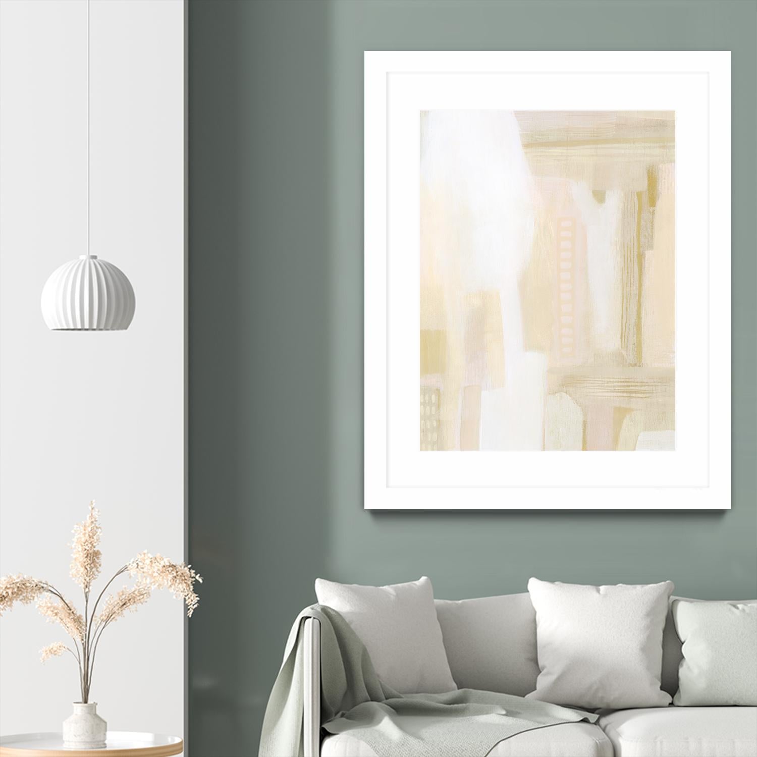 Urban Peach I by Grace Popp on GIANT ART - white abstract abstract