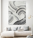 Zen Flow I by Jennifer Parker on GIANT ART - beige abstract abstract