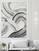Zen Flow I by Jennifer Parker on GIANT ART - beige abstract abstract