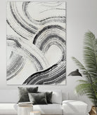 Zen Flow I by Jennifer Parker on GIANT ART - beige abstract abstract