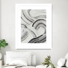 Zen Flow I by Jennifer Parker on GIANT ART - beige abstract abstract