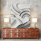 Zen Flow I by Jennifer Parker on GIANT ART - beige abstract abstract