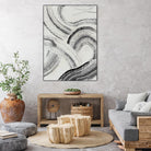 Zen Flow I by Jennifer Parker on GIANT ART - beige abstract abstract