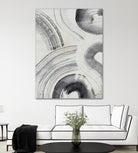 Zen Flow II by Jennifer Parker on GIANT ART - beige black & white abstract