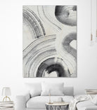 Zen Flow II by Jennifer Parker on GIANT ART - beige black & white abstract