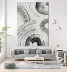 Zen Flow II by Jennifer Parker on GIANT ART - beige black & white abstract