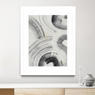 Zen Flow II by Jennifer Parker on GIANT ART - beige black & white abstract