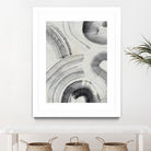 Zen Flow II by Jennifer Parker on GIANT ART - beige black & white abstract