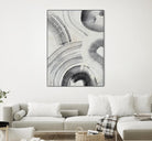 Zen Flow II by Jennifer Parker on GIANT ART - beige black & white abstract