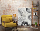 Zen Flow II by Jennifer Parker on GIANT ART - beige black & white abstract
